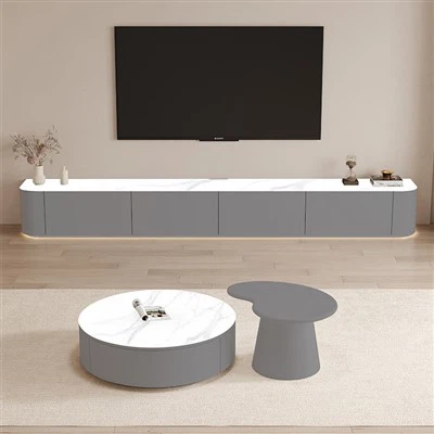 Tủ TV đặt sàn có đèn LED